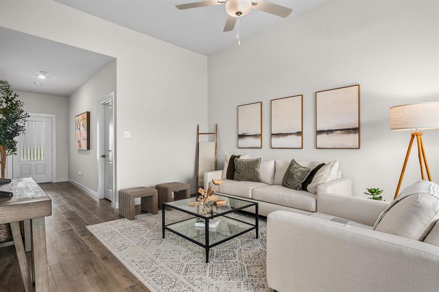 Furnished interior view inside a new home in Vista West, Fort Worth (Image 7).