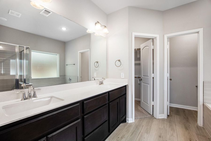 Furnished interior view inside a new home in , Bay City (Image 7).