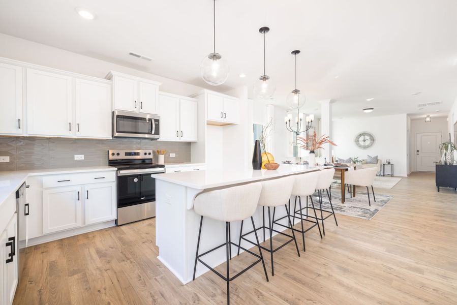 Representative furnished interior of a home built from the TA1600 by True Homes in Stonebridge Fairways, Monroe (Image 6). Representative furnished interior of a home built from the TA1600 by True Homes in Stonebridge Fairways, Monroe (Image 6).