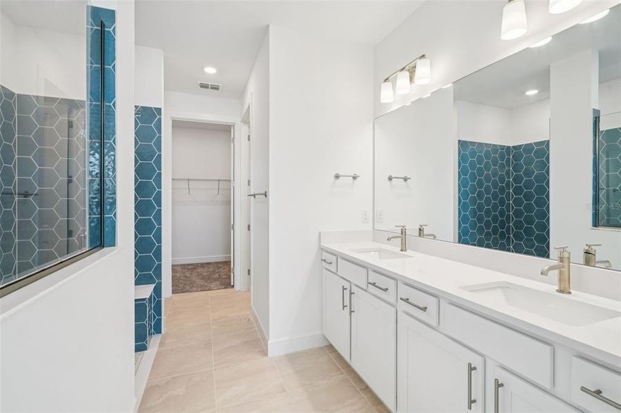 Furnished interior view inside a new home in Del Webb Stone Creek, Ocala (Image 13).