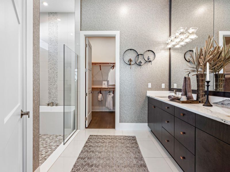 Furnished interior view inside a new home in PGA Village Verano, Port St. Lucie (Image 8).