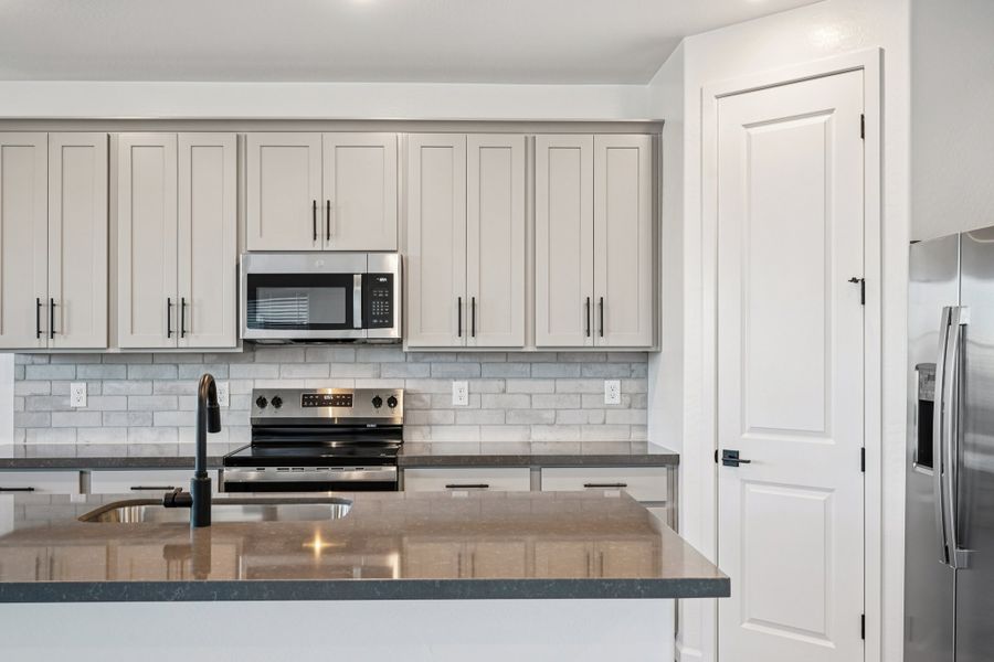 Kitchen featuring the Foundry Collection. Finishes and options may vary.