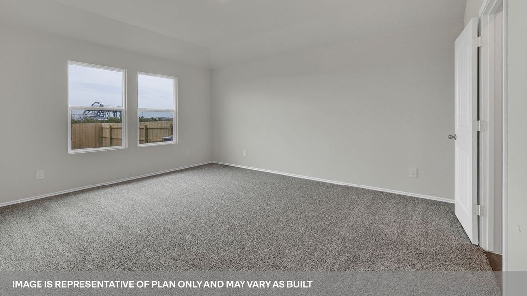 Representative unfurnished interior of a home built from the The Denton by D.R. Horton in Trace, San Marcos (Image 21). Representative unfurnished interior of a home built from the The Denton by D.R. Horton in Trace, San Marcos (Image 21).