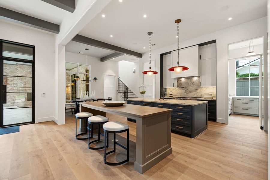 Furnished interior view inside a new home in , Houston (Image 8).