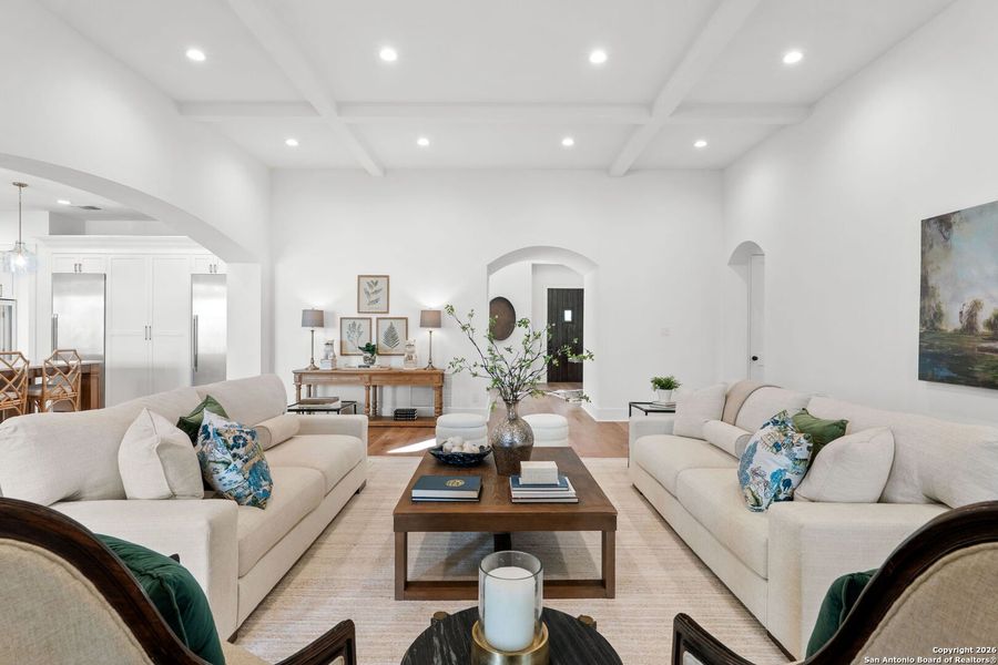 Furnished interior view inside a new home in , Terrell Hills (Image 31).