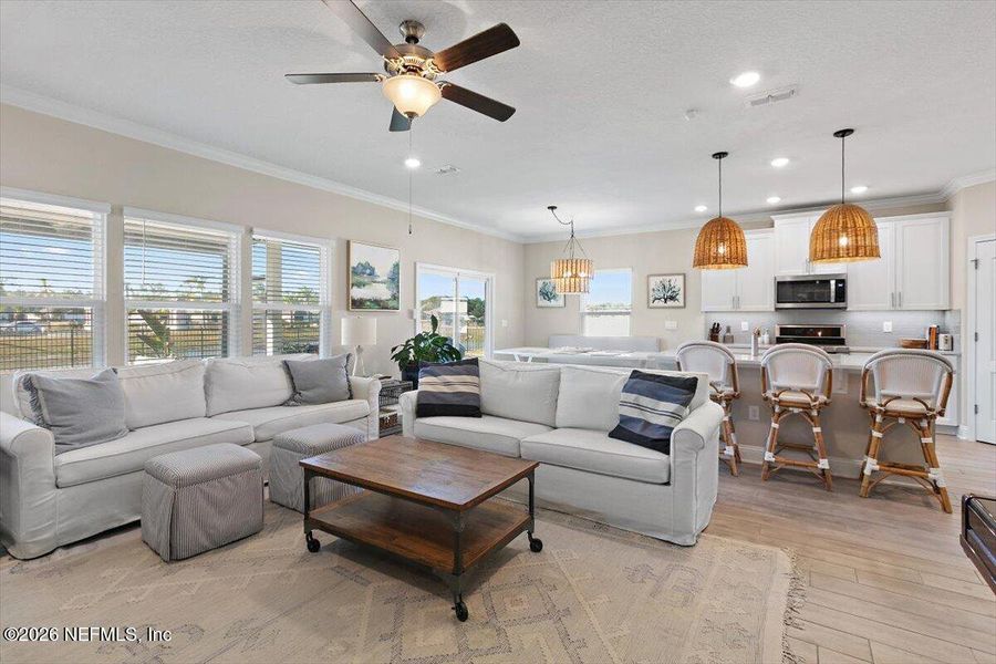 Furnished interior view inside a new home in Dorado at Entrada, St. Augustine (Image 6).