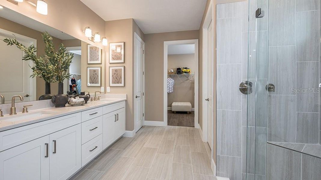 Furnished interior view inside a new home in Center Lake Ranch Community Group Page, St. Cloud (Image 10).