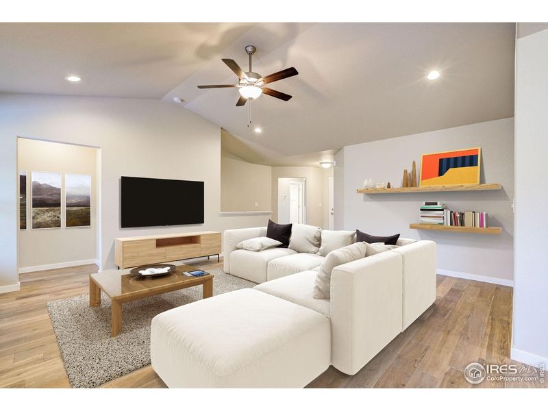 Furnished interior view inside a new home in , Wellington (Image 6). Furnished interior view inside a new home in , Wellington (Image 6).