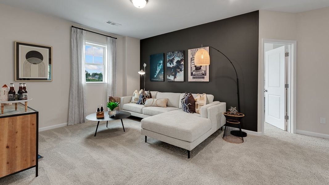 Furnished interior view inside a new home in Stratford Hills, Ball Ground (Image 18). Furnished interior view inside a new home in Stratford Hills, Ball Ground (Image 18).