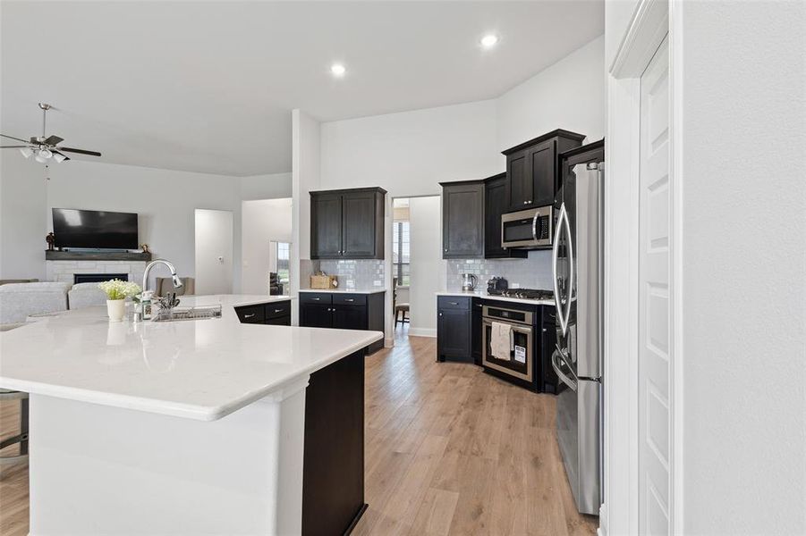 Furnished interior view inside a new home in , Greenville (Image 26).