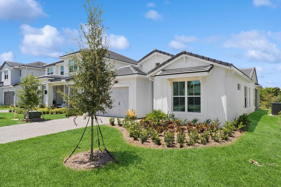 Furnished interior view inside a new home in Salerno Reserve - Single Family, Stuart (Image 37). Furnished interior view inside a new home in Salerno Reserve - Single Family, Stuart (Image 37).