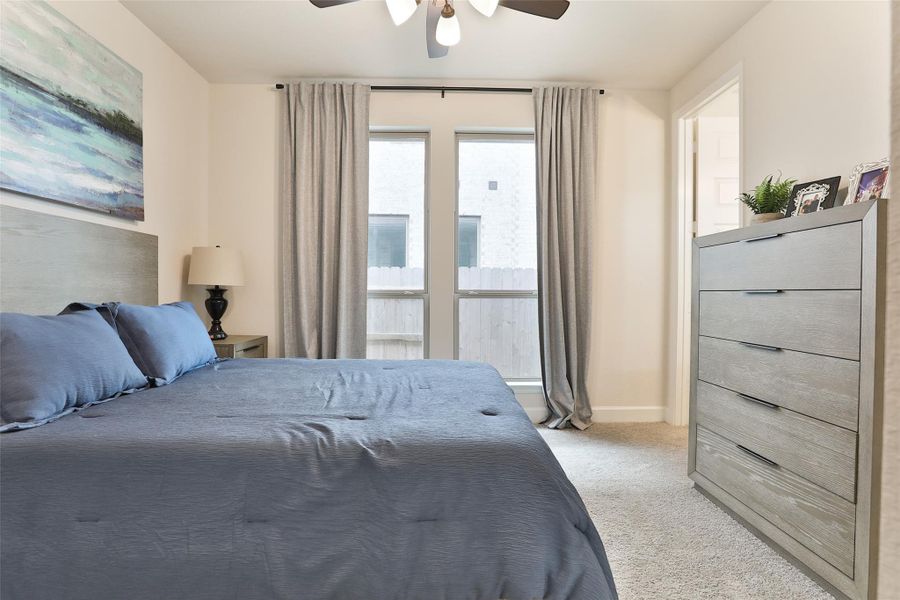 Furnished interior view inside a new home in Elyson, Katy (Image 30).