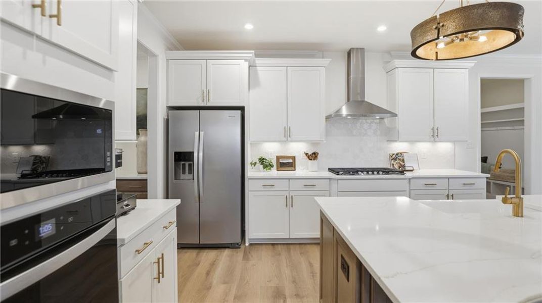 Furnished interior view inside a new home in , Dawsonville (Image 15).