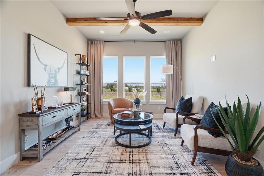 Furnished interior view inside a new home in , Weatherford (Image 23).