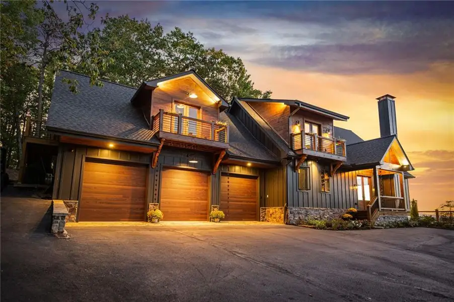 Front exterior of a new home in , Morganton, GA, highlighting curb appeal (Image 27).