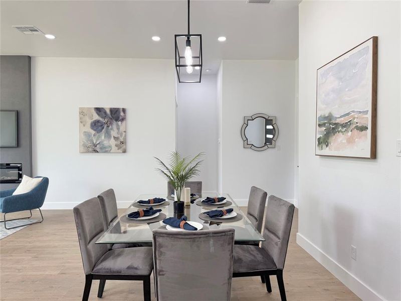 Furnished interior view inside a new home in , Fort Worth (Image 6). Furnished interior view inside a new home in , Fort Worth (Image 6).