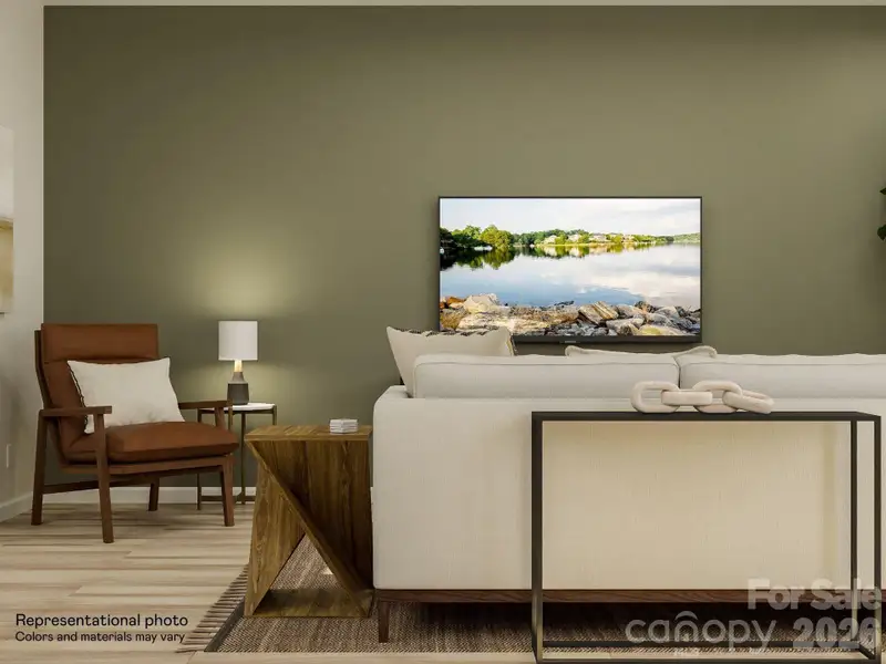 Furnished interior view inside a new home in Redhawk, Belmont (Image 5).