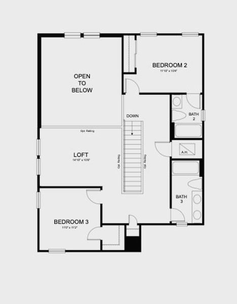 2D floor plan layout for the Captiva by Taylor Morrison in Firethorn, Parrish, FL (Image 3). 2D floor plan layout for the Captiva by Taylor Morrison in Firethorn, Parrish, FL (Image 3).