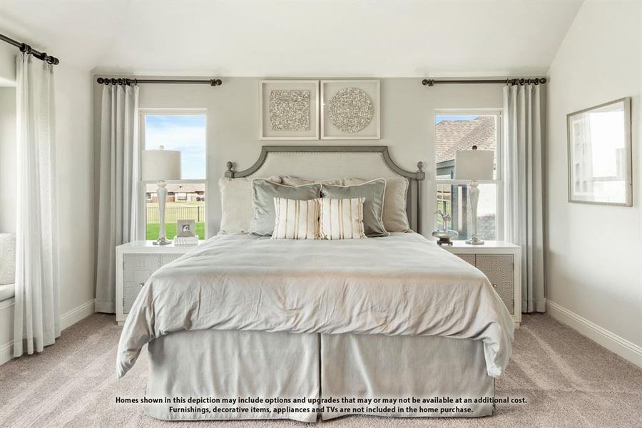 Furnished interior view inside a new home in The Oaks, Red Oak (Image 17). Furnished interior view inside a new home in The Oaks, Red Oak (Image 17).