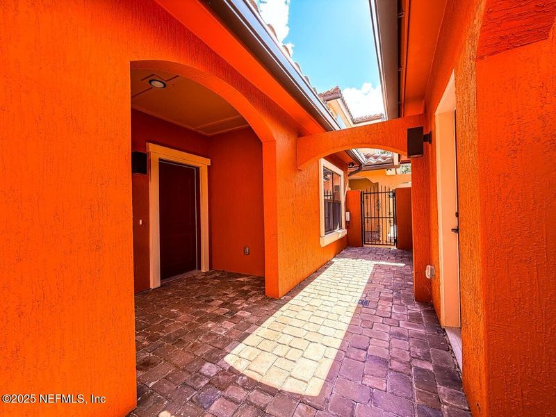 Exterior details and patio area of a home in , Jacksonville (Image 34).