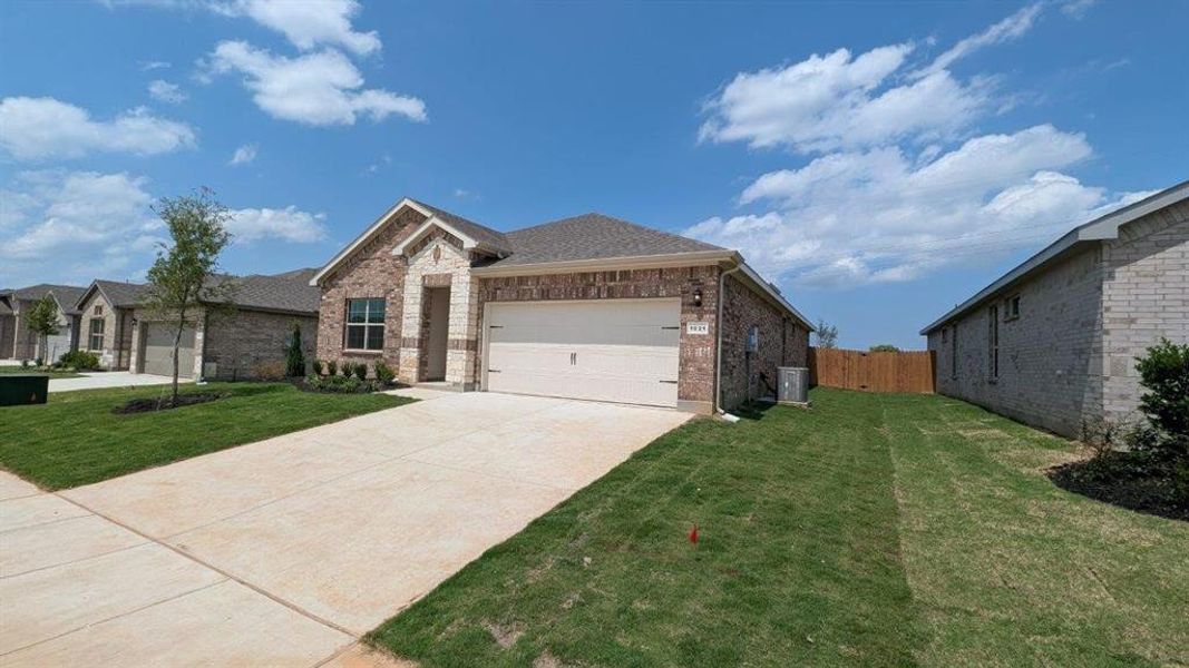 Front exterior of a new home in Lankford Farms, Cleburne, TX, highlighting curb appeal (Image 2).