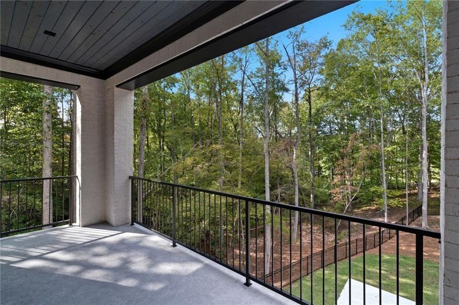 Exterior details and patio area of a home in , Alpharetta (Image 37).
