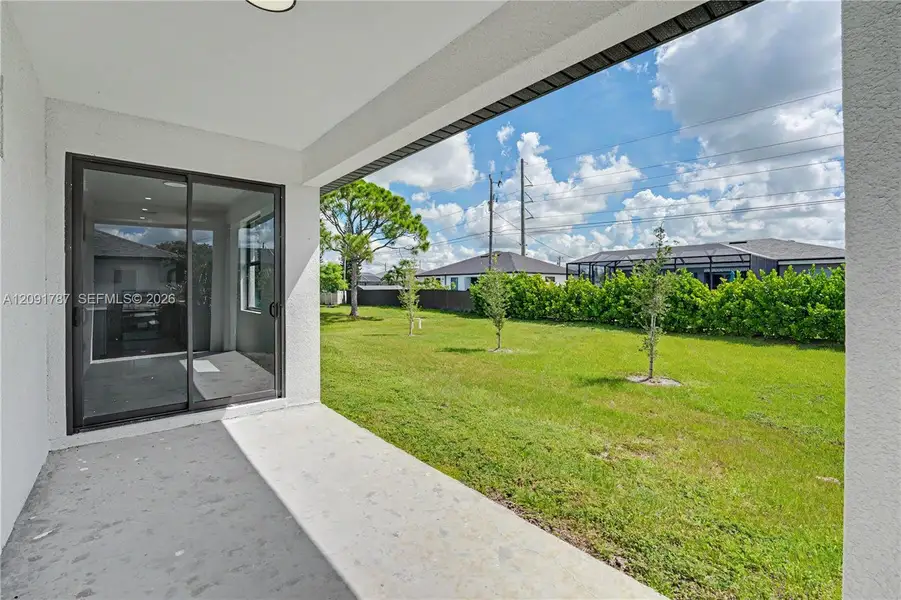 Exterior details and patio area of a home in , Cape Coral (Image 3). Exterior details and patio area of a home in , Cape Coral (Image 3).