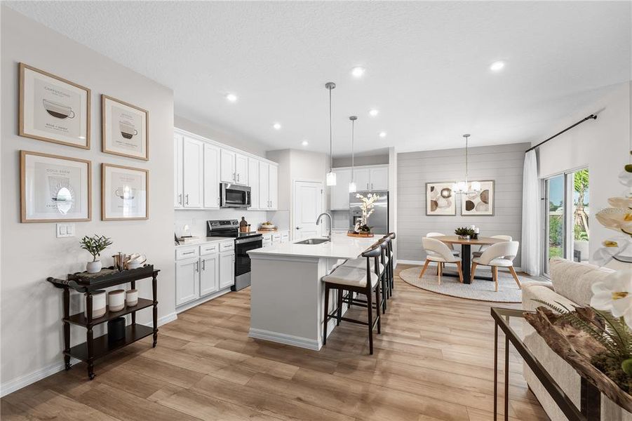 Furnished interior view inside a new home in Hidden Cove, Eustis (Image 37).