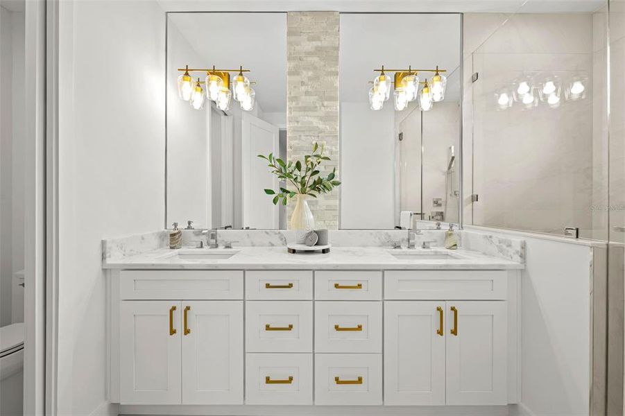 master bathroom located on 3rd floor