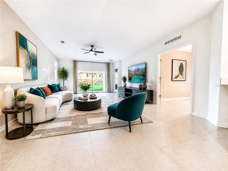 Furnished interior view inside a new home in , Groveland (Image 6).
