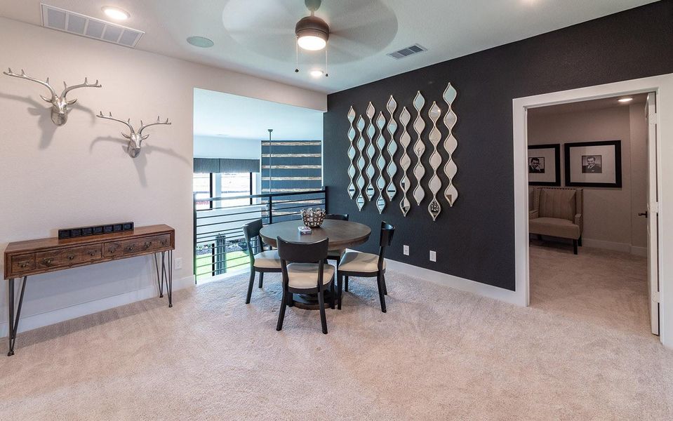 Furnished interior view inside a new home in Pecan Estates, Crosby (Image 3).