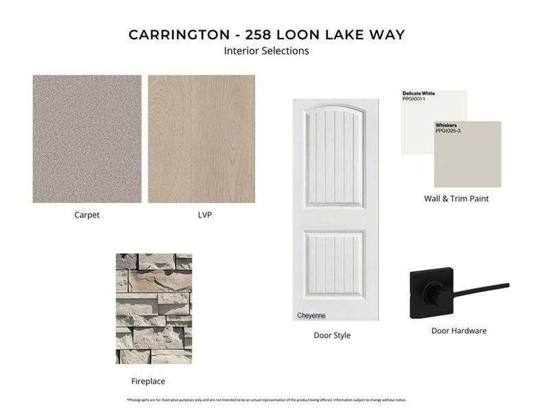 Sample of building materials used in homes in Twin Lakes, Hoschton (Image 5).