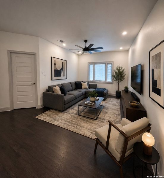 Furnished interior view inside a new home in , San Antonio (Image 5).