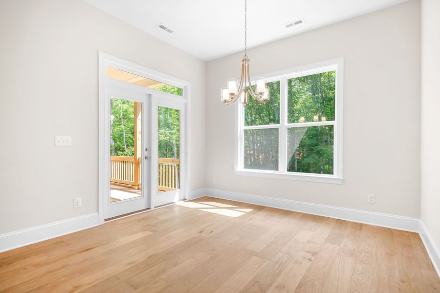 Representative unfurnished interior of a home built from the Davidson by Greybrook Homes in Shepherds Trace, Clover (Image 28). Representative unfurnished interior of a home built from the Davidson by Greybrook Homes in Shepherds Trace, Clover (Image 28).