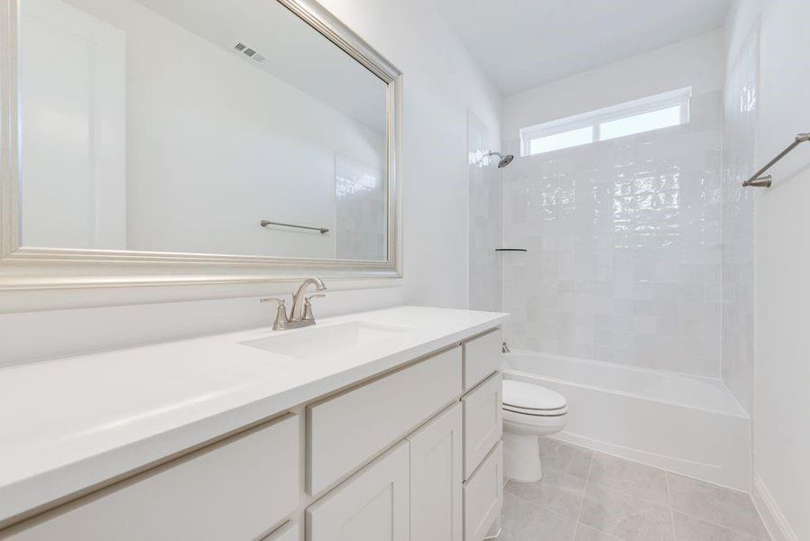 Furnished interior view inside a new home in Park Trails, Forney (Image 16).