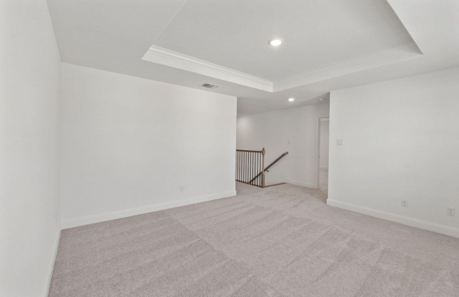 Spacious, unfurnished interior of a new home in Patterson Ranch, Georgetown (Image 30). Spacious, unfurnished interior of a new home in Patterson Ranch, Georgetown (Image 30).