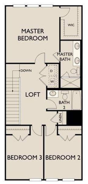 2D floor plan layout of this home in Park Vue, Atlanta, GA (Image 4).