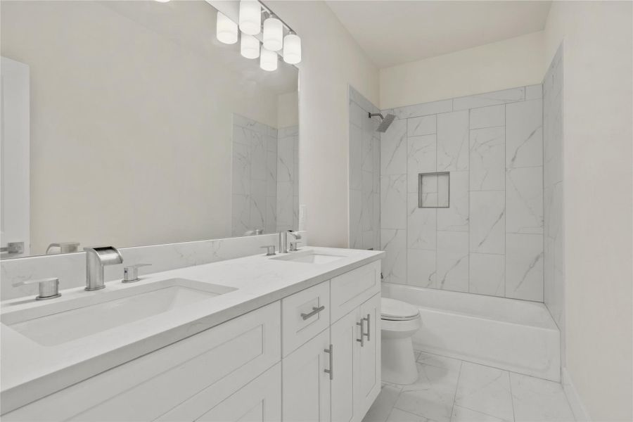 Furnished interior view inside a new home in , Houston (Image 14).