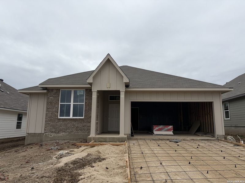 In-progress construction of a new home in Arroyo Ranch, Seguin, TX (Image 16).