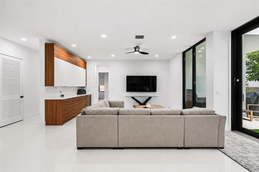 Furnished interior view inside a new home in , Sarasota (Image 8).