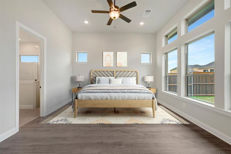 Furnished interior view inside a new home in The Ridge at Northlake, Northlake (Image 7).