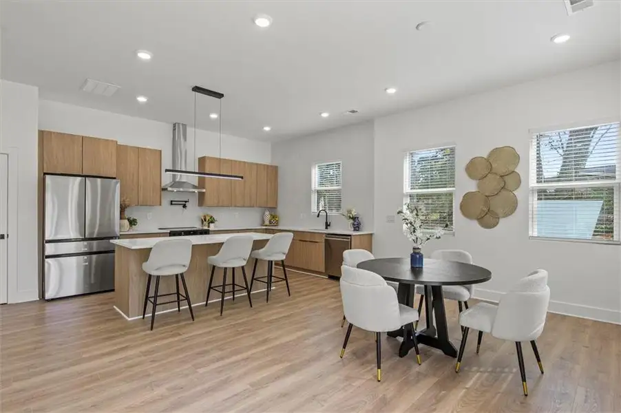 Furnished interior view inside a new home in , Atlanta (Image 15). Furnished interior view inside a new home in , Atlanta (Image 15).