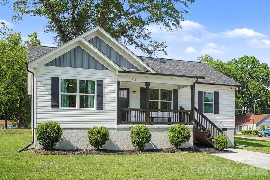 Front exterior of a new home in , Lancaster, SC, highlighting curb appeal (Image 2). Front exterior of a new home in , Lancaster, SC, highlighting curb appeal (Image 2).