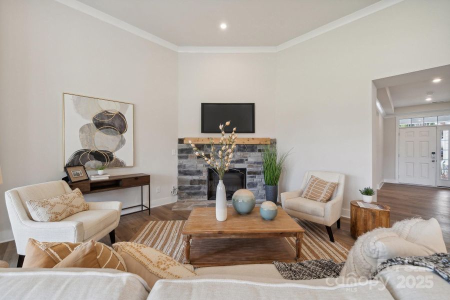 Furnished interior view inside a new home in Oakridge Farms, Mooresville (Image 13).