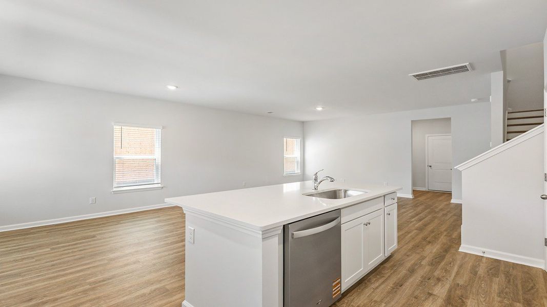 Furnished interior view inside a new home in The Crossing at St. James, Summerville (Image 9).