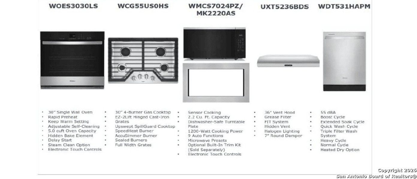 Sample of building materials used in homes in Homestead 75', Schertz (Image 36).