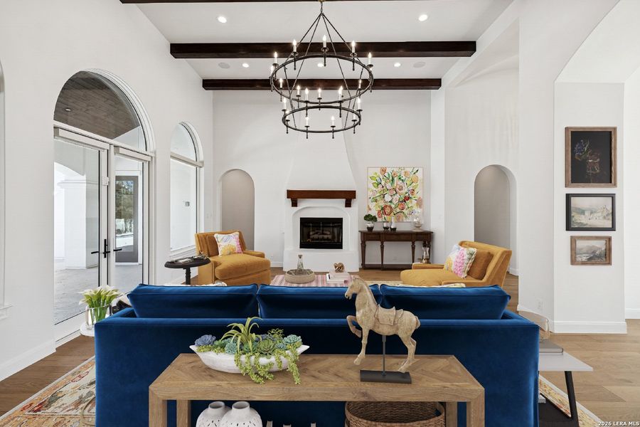 Furnished interior view inside a new home in , San Antonio (Image 55).