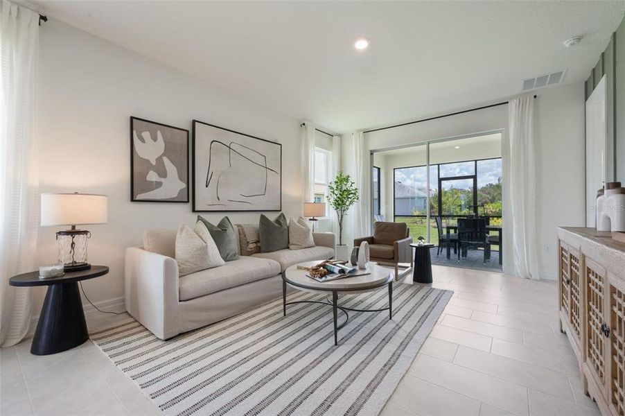 Furnished interior view inside a new home in Lakes of Mount Dora, Mount Dora (Image 21).