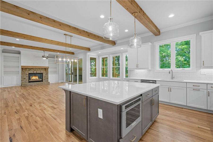 Furnished interior view inside a new home in , Canton (Image 17).