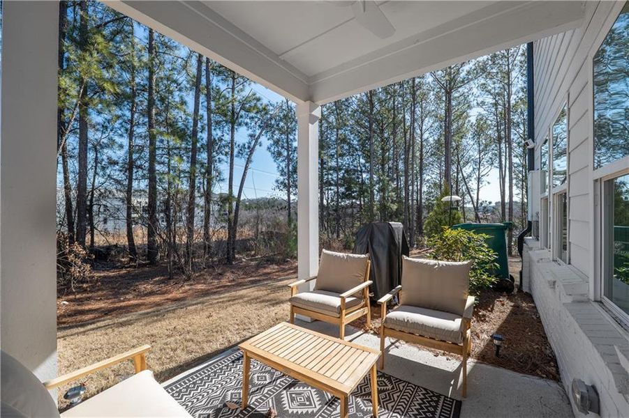 Exterior details and patio area of a home in , Smyrna (Image 4).